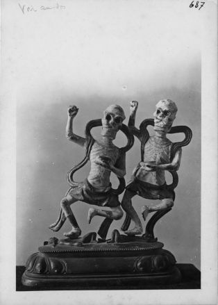 Statuette représentant les Citipati
