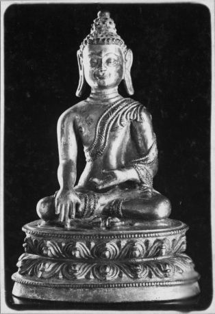 Statuette représentant Aksobhya-Vajrasana