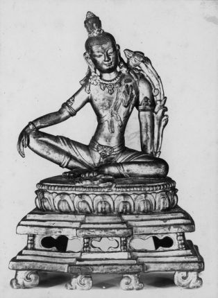 Statuette représentant Simhanada-Avalokiteçvara