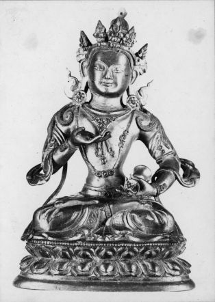 Statuette représentant Vajrasattva ou Vajradhara-Dharmavajra
