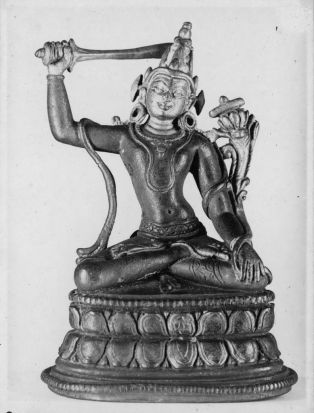 Statuette représentant Manjuçri