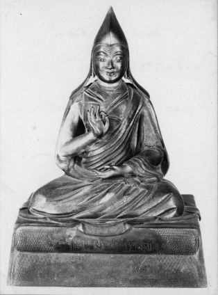 Statuette représentant le Grand Lama Bzod-pa rin-chen