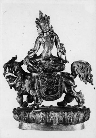 Statuette représentant Simhanada-Lokeçvara
