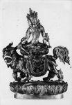 Statuette représentant Simhanada-Lokeçvara