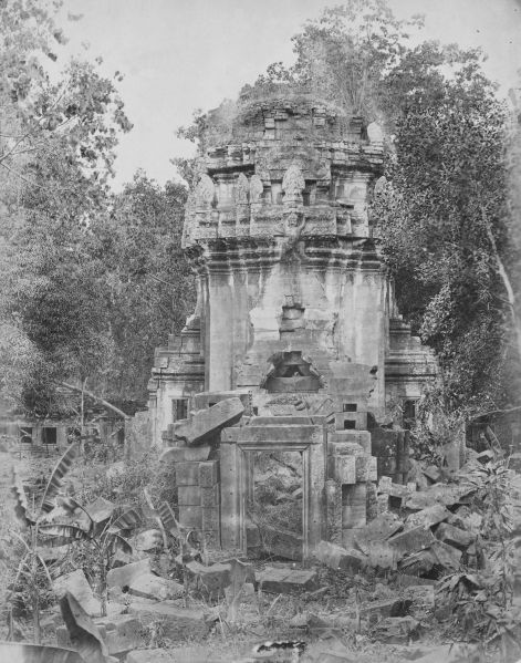 Phimai, le temple en 1875, source non idnetifiée