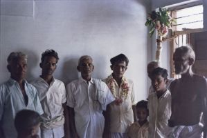 Mel Seval, mariage Chettiar, portrait de plusieurs hommes de la famille EFEO_REIM12364
